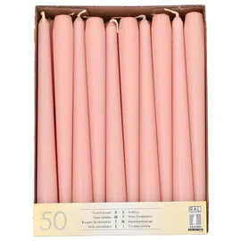 Papstar Leuchterkerzen 25 cm 50 St. peach