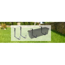 Alpfa 2er-Set Blumenkasten Halterungen