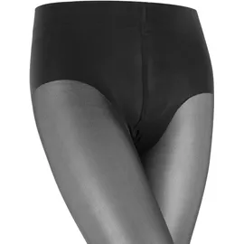 Falke Unisex Kinder Strumpfhose Pure Matt 30 DEN K Ti transparent einfarbig 1 Stück, Schwarz Black 3009, 152-164 - 152-164