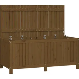 furnicato Gartentruhe 147 x 68 x 64 cm Honigbraun