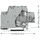 WAGO 280-503/281-579 Einzelklemme 10mm Zugfeder Belegung: L Grau 50St.