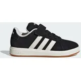 adidas Grand Court 00s Kids El Core Black/Off White/Gum 30