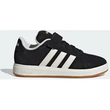 adidas Grand Court 00s Kids El Core Black/Off White/Gum 30