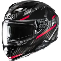 HJC Helmets F71 Carbon Esira Schwarz/Rot S