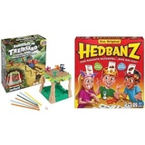 Hedbanz - das rasante Ratespiel für die ganze Familie - Neuauflage mit tollem Spielmaterial + Spin Master Games - Rubinjagd im Treibsand, das Abenteuerspiel mit original Kinetic Sand