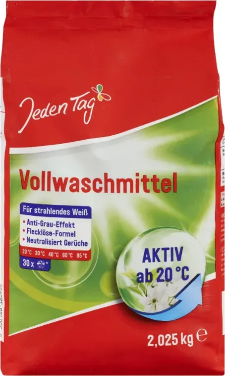 Jeden Tag Universalwaschpulver 2,025 kg