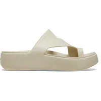 Crocs Getaway Platform Toe Loop Badesandalen Sandstone 41-42