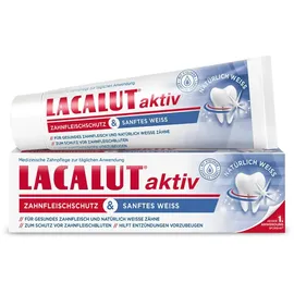 Lacalut Aktiv Zahnpasta Zahnfleischschutz & Sanftes Weiß 75 ml