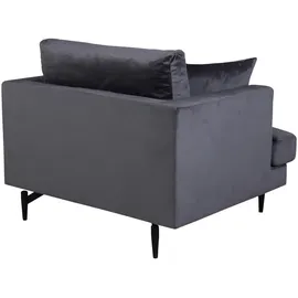 venture home Sessel Sofia Textil 104 x 82 x 92 cm Grau