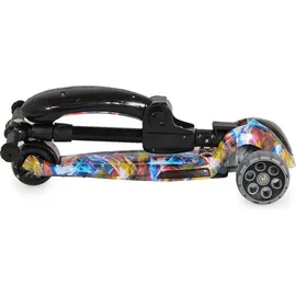 Byox Kinderroller Rumble Sitz, Musik, Lichter, höhenverstellbar, PU-Leuchträder bunt