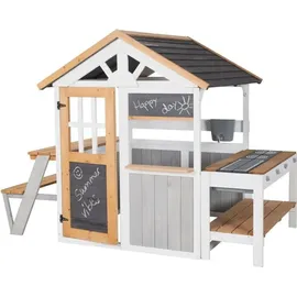 roba Spielhaus mit Tischset und BBQ-Küche Multicolor/Holz