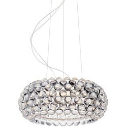 Foscarini - Caboche Plus Media LED Pendelleuchte Transparent - cm - 20 cm