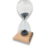 Mad Monkey 2000068 Magnetische Sanduhr, Holzfarben