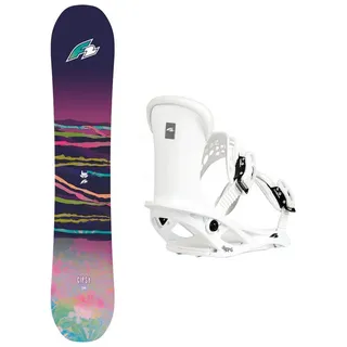 F2 Set Damen Snowboard Gipsy 147cm mit Bindung Pipe Girl M