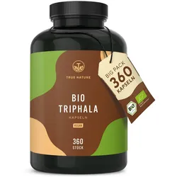 Bio Triphala Kapseln - Eisen-Quelle, Vegan & Made in Germany 360 St