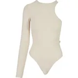 URBAN CLASSICS Organic Stretch Asymmetric Langarm-body White Sand M
