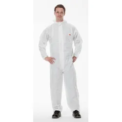 3M 4515W Schutzanzug, weiss, TYP 5/6, Grösse 2XL, Material SMMS fusselarm, Gummiband Abschluss