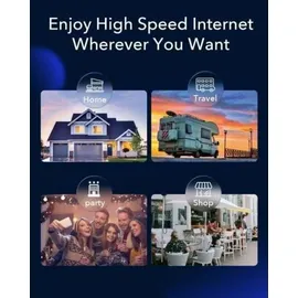 Cudy AX1800 Gigabit 4G Router, - Black