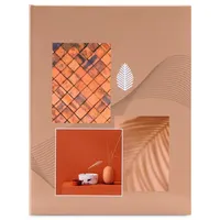 Hama Minimax-Album Singo II, für 100 Fotos im Format 10 x 15 cm, Terracotta (00007635)