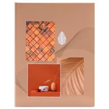 Hama Minimax-Album Singo II, für 100 Fotos im Format 10x15 cm, Terracotta (00007635)