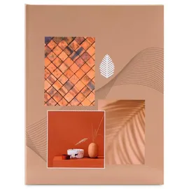Hama Minimax-Album Singo II, für 100 Fotos im Format 10x15 cm, Terracotta (00007635)