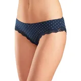 LASCANA Slip Damen marine-gepunktet, gestreift, uni Gr.40/42