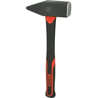 KS Tools Schlosserhammer mit Fiberglasstiel, 2000g