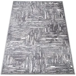 OTTO home Teppich OTTO HOME "Navid" Gr. 4, grau, B:160cm H:9mm L:230cm, Kunstfaser, Teppiche, Teppich, Kurzflor, Hoch-Tief-Struktur, 3D-Design, modern, pflegeleicht