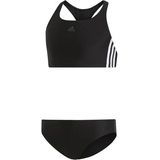 adidas Damen 3-Streifen Bikini, BLACK/WHITE, 116