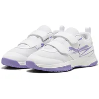 Puma Varion II Hallenschuhe mit Klettverschluss Kinder 04 white/lavender alert 31