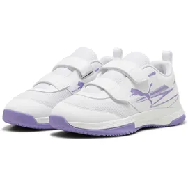 Puma Varion II Hallenschuhe mit Klettverschluss Kinder 04 white/lavender alert 31