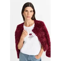 RICH & ROYAL Relaxed Fit T-Shirt mit Rundhalsausschnitt, Weiss,