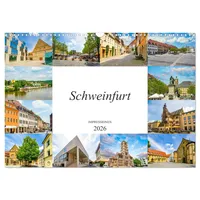 Calvendo Schweinfurt Impressionen (Wandkalender 2026 DIN A3 quer), CALVENDO