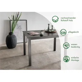 woodroom Kota 110 x 70 x 70 cm schwarz