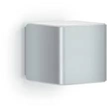 Steinel L 840 SC SI 055547 Außenwandleuchte, Bewegungsmelder, dimmbar, App Steuerung, Zeitschaltuhr, 3000 K, 9.1 W, Silber