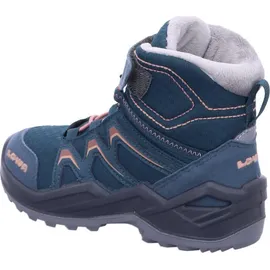 Lowa Maddox Warm GTX MID JR petrol/rose 33