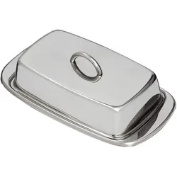 Kelomat Butterdose aus Edelstahl rostfrei für 250g Butter