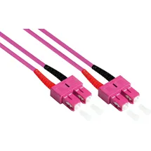 Good Connections Alcasa 15m, SC/SC, InfiniBand/Glasfaserkabel violett
