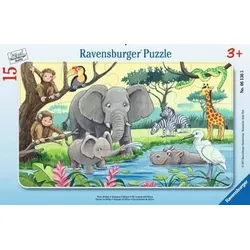 RAVENSBURGER 6136 Kinderpuzzle Tiere Afrikas