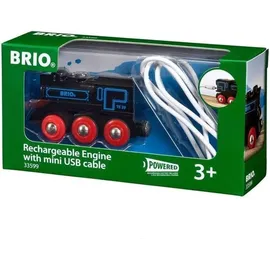 BRIO World Schwarze Akku-Lok mit Mini-USB (33599)