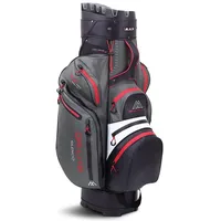 Big MAX Sporttasche BIG MAX Dri Lite Silencio 2 Cartbag - Wasserabweisende Golftasche grau|rot|schwarz