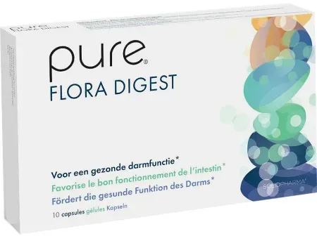 Pure Flora Digest Nahrungsergänzungsmittel Gesunde Funktion Des Darms 30 Kapseln