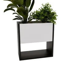 Raumhirsch furniture Blumenkasten, Weiß, 23x45x65 cm, Gartenzubehör, Blumentöpfe