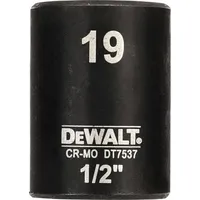 DeWalt Steckschlüssel kurz 19mm 1/2 schlagfest