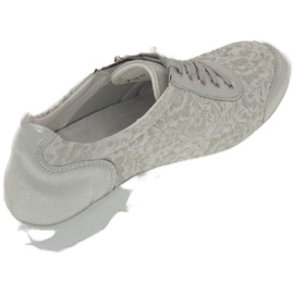 WALDLÄUFER Havy Soft Damen sportlicher Schnürer in silber Gr. 39,5 - 39