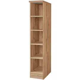 kochstation Regal 30 x 60 x 165 cm Braun