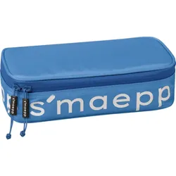 Brunnen 104924033, Weiches Federmäppchen, Nylon, Blau, Weiß, Muster, Reißverschl