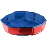 Laroal Faltbarer Hundepool, Hundeplanschbecken, tragbares Haustierplanschbecken, geeignet für Hunde, Welpen, Katzen, Haustierbadewanne, geeignet für drinnen und draußen, 50 x 8 cm