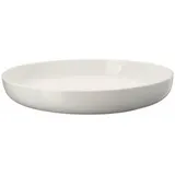 Rosenthal Jade Lift Weiss Teller tief - Bone China Teller, Salatteller, Servierteller rund, Tiefe Teller, Essteller, Geschirr für Spülmaschine und Mikrowelle, Höhe 4,2 cm, 1,4 l, weiß