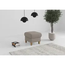 Home Affaire Polsterhocker Glendale mit Stauraum 58 x 48 x 58 cm Braun